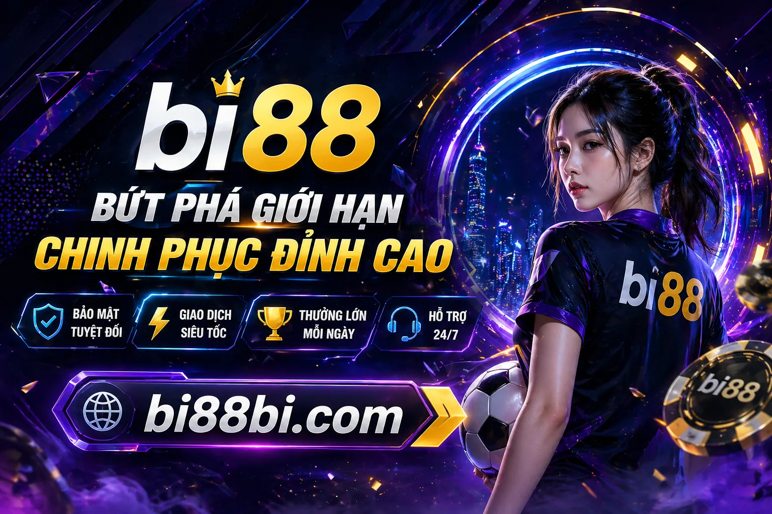 Sân vận động bóng đá với ánh đèn rực rỡ và logo 89bet4 app